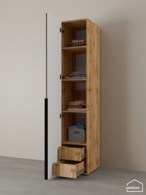 Шкаф Linnea MHR-1-4 2050х400х510 (ДВ-М 11.1.25) в Нижнем Тагиле - nizhniy-tagil.ok-mebel.com | фото 5