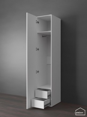 Шкаф Linnea MHR-1PO-3 2050х400х510 (Белый-М 11.1.1) в Нижнем Тагиле - nizhniy-tagil.ok-mebel.com | фото 5
