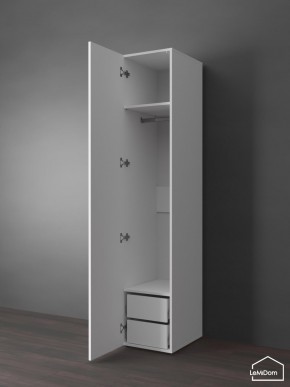 Шкаф Linnea MHR-1PO-3 2050х400х510 (Белый-М 11.1.2) в Нижнем Тагиле - nizhniy-tagil.ok-mebel.com | фото 4