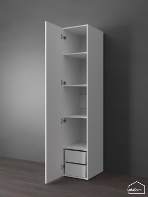 Шкаф Linnea MHR-1PO-4 2050х400х510 (Белый-М 11.1.2) в Нижнем Тагиле - nizhniy-tagil.ok-mebel.com | фото 5