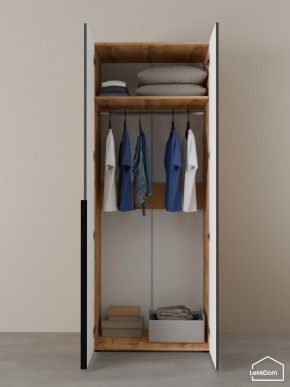 Шкаф Linnea MHR-2 2050х800х510 (ДВ-М 11.1.25) в Нижнем Тагиле - nizhniy-tagil.ok-mebel.com | фото 4