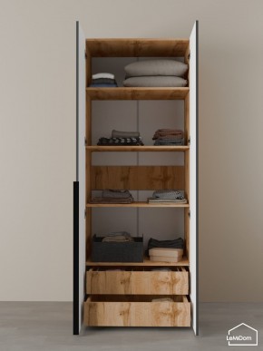 Шкаф Linnea MHR-2-4 2050х800х510 (ДВ-М 11.1.25) в Нижнем Тагиле - nizhniy-tagil.ok-mebel.com | фото 6