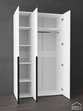 Шкаф Linnea MHR-3-1 2050х1200х510 (Белый-М 11.1.1) в Нижнем Тагиле - nizhniy-tagil.ok-mebel.com | фото 4
