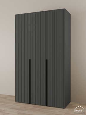 Шкаф Linnea MHR-3-1 2050х1200х510 (Графит-М 11.1.25) в Нижнем Тагиле - nizhniy-tagil.ok-mebel.com | фото