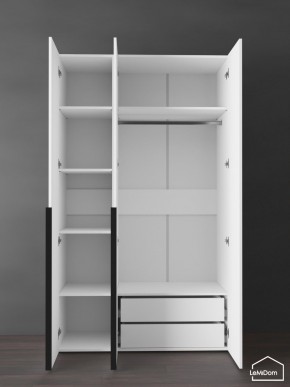 Шкаф Linnea MHR-3-2 2050х1200х510 (Белый-М 11.1.1) в Нижнем Тагиле - nizhniy-tagil.ok-mebel.com | фото 5
