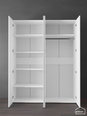 Шкаф Linnea MHR-4PO-1 2050х1600х510 (Белый-М 11.1.1) в Нижнем Тагиле - nizhniy-tagil.ok-mebel.com | фото 4