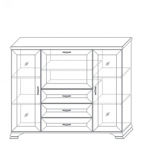 Шкаф низкий (2 стеклодвери) Сиена в Нижнем Тагиле - nizhniy-tagil.ok-mebel.com | фото 10