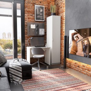 Шкаф ОРИОН однодверный, цвет белый в Нижнем Тагиле - nizhniy-tagil.ok-mebel.com | фото 4