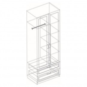 Шкаф "ДА-02" Александрия в Нижнем Тагиле - nizhniy-tagil.ok-mebel.com | фото 3