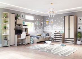 НАОМИ Шкаф 2-х створчатый с 2 ящиками в Нижнем Тагиле - nizhniy-tagil.ok-mebel.com | фото 2