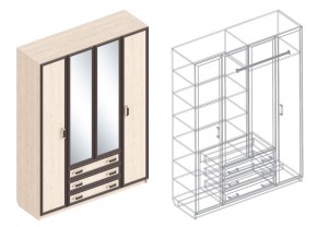 Шкаф "Наоми" 4-х створчатый в Нижнем Тагиле - nizhniy-tagil.ok-mebel.com | фото