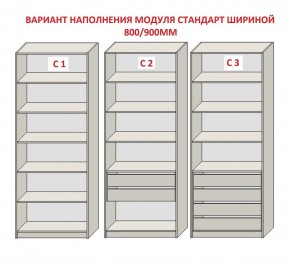 Шкаф распашной серия «ЗЕВС» (PL3/С1/PL2) в Нижнем Тагиле - nizhniy-tagil.ok-mebel.com | фото 6