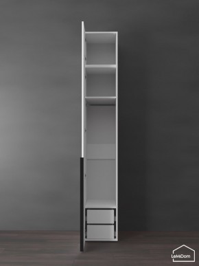 Шкаф с антресолью Linnea MHR-1A-3 2450х400х510 (Белый-М 11.1.2) в Нижнем Тагиле - nizhniy-tagil.ok-mebel.com | фото 5