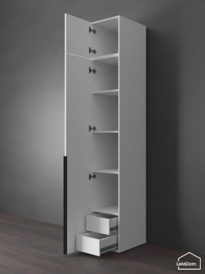 Шкаф с антресолью Linnea MHR-1A-4 2450х400х510 (Белый-М 11.1.2) в Нижнем Тагиле - nizhniy-tagil.ok-mebel.com | фото 5