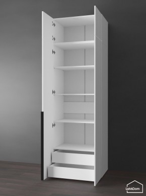 Шкаф с антресолью Linnea MHR-2A-4 2450х800х510 (Белый-М 11.1.2) в Нижнем Тагиле - nizhniy-tagil.ok-mebel.com | фото 5