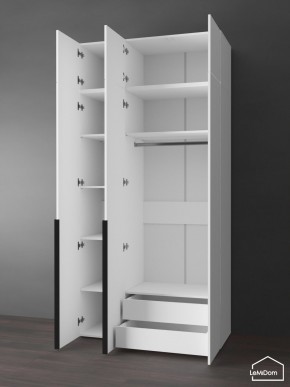 Шкаф с антресолью Linnea MHR-3A-2 2450х1200х510 (Белый-М 11.1.2) в Нижнем Тагиле - nizhniy-tagil.ok-mebel.com | фото 5