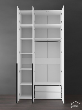 Шкаф с антресолью Linnea MHR-3A-2 2450х1200х510 (Белый-М 11.1.2) в Нижнем Тагиле - nizhniy-tagil.ok-mebel.com | фото 6