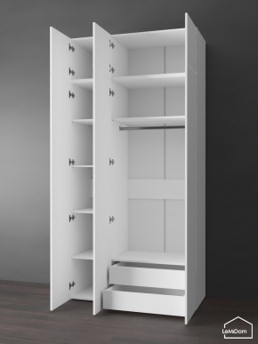 Шкаф с антресолью Linnea MHR-3POA-2 2450х1200х510 (Белый-М 11.1.2) в Нижнем Тагиле - nizhniy-tagil.ok-mebel.com | фото 5