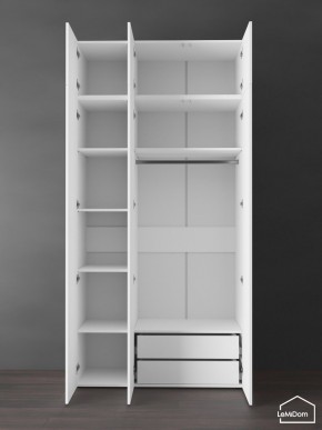 Шкаф с антресолью Linnea MHR-3POA-2 2450х1200х510 (Белый-М 11.1.2) в Нижнем Тагиле - nizhniy-tagil.ok-mebel.com | фото 6