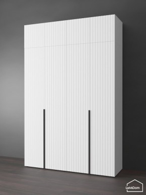 Шкаф с антресолью Linnea MHR-4A-2 2450х1600х510 (Белый-М 11.1.2) в Нижнем Тагиле - nizhniy-tagil.ok-mebel.com | фото