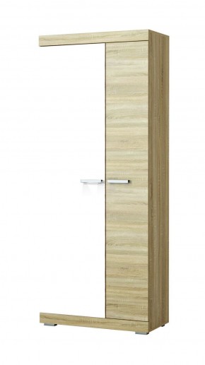 СОНАТА ШС-800 Шкаф 2-х дверный (Дуб сонома/Белый глянец) в Нижнем Тагиле - nizhniy-tagil.ok-mebel.com | фото