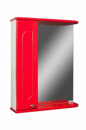 Шкаф-зеркало Радуга Красный 50 левый АЙСБЕРГ (DA1122HZR) в Нижнем Тагиле - nizhniy-tagil.ok-mebel.com | фото 1