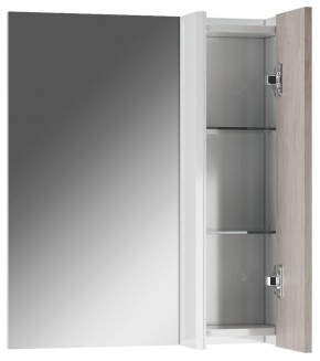 Шкаф-зеркало Uno 60 Дуб серый левый/правый Домино (DU1503HZ) в Нижнем Тагиле - nizhniy-tagil.ok-mebel.com | фото 4