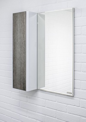 Шкаф-зеркало Uno 60 Дуб серый левый/правый Домино (DU1503HZ) в Нижнем Тагиле - nizhniy-tagil.ok-mebel.com | фото 8