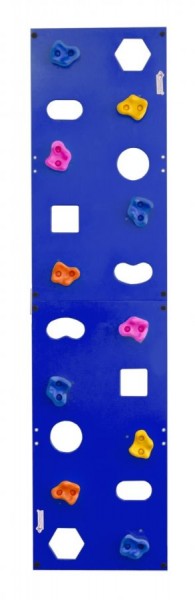 Скалодром пристенный (500*2000) стандарт ЭЛЬБРУС с отверстиями (10 шт. зацепов) цв.синий в Нижнем Тагиле - nizhniy-tagil.ok-mebel.com | фото