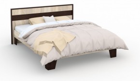 Спальня Эшли Кровать 160 без основания под матрас Венге/Дуб сонома в Нижнем Тагиле - nizhniy-tagil.ok-mebel.com | фото