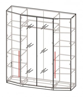 Спальный гарнитур Роксана (модульный) ЯШС в Нижнем Тагиле - nizhniy-tagil.ok-mebel.com | фото 3