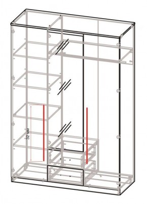 Спальный гарнитур Роксана (модульный) ЯШС в Нижнем Тагиле - nizhniy-tagil.ok-mebel.com | фото 5