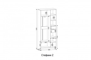 СТЕФАНИ-2 Шкаф в Нижнем Тагиле - nizhniy-tagil.ok-mebel.com | фото 2