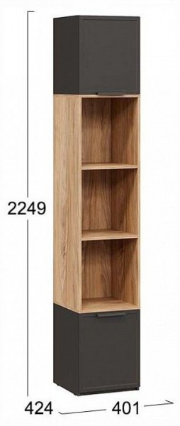 Стеллаж комбинированный Стелла в Нижнем Тагиле - nizhniy-tagil.ok-mebel.com | фото 4