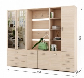Стенка для прихожей Мартин-4 в Нижнем Тагиле - nizhniy-tagil.ok-mebel.com | фото 3