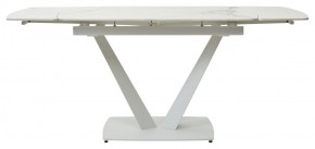 Стол ALATRI 120 GLOSS STATUARIO WHITE SOLID CERAMIC / WHITE, ®DISAUR в Нижнем Тагиле - nizhniy-tagil.ok-mebel.com | фото 4