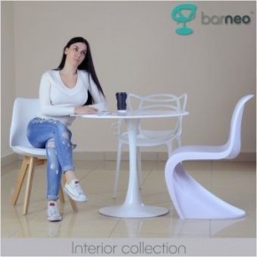Стол Barneo T-3 Tulip style (RAL9003 белый, D80) в Нижнем Тагиле - nizhniy-tagil.ok-mebel.com | фото 5