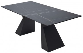 Стол БОГАРТ 200 TITANIUM BLACK PULIDO, керамика / Черный М-City в Нижнем Тагиле - nizhniy-tagil.ok-mebel.com | фото 5