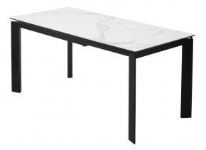 Стол CORNER 120 HIGH GLOSS STATUARIO керамика, стекло/ черный каркас, ®DISAUR в Нижнем Тагиле - nizhniy-tagil.ok-mebel.com | фото 6