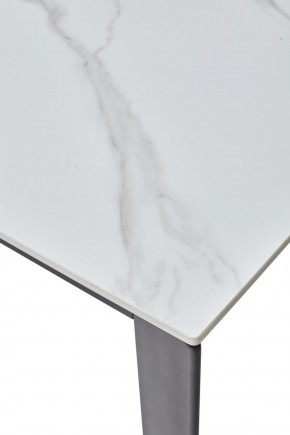 Стол CORNER 120 MATT WHITE MARBLE SOLID CERAMIC / BLACK, ®DISAUR в Нижнем Тагиле - nizhniy-tagil.ok-mebel.com | фото 8