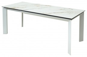 Стол CREMONA 160 KL-188 Контрастный мрамор / белый каркас, ®DISAUR в Нижнем Тагиле - nizhniy-tagil.ok-mebel.com | фото 3