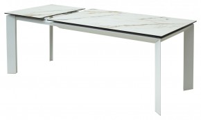 Стол CREMONA 160 KL-188 Контрастный мрамор / белый каркас, ®DISAUR в Нижнем Тагиле - nizhniy-tagil.ok-mebel.com | фото 6