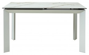 Стол CREMONA 160 KL-188 Контрастный мрамор / белый каркас, ®DISAUR в Нижнем Тагиле - nizhniy-tagil.ok-mebel.com | фото 5