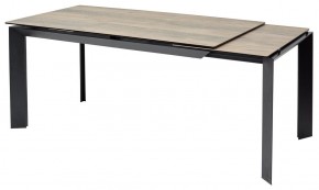 Стол CREMONA 180 KL-61 Под дерево, итальянская керамика / черный каркас, ®DISAUR в Нижнем Тагиле - nizhniy-tagil.ok-mebel.com | фото 7