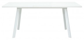 Стол ФИН 120 Белый, стекло/ Белый каркас М-City в Нижнем Тагиле - nizhniy-tagil.ok-mebel.com | фото 2