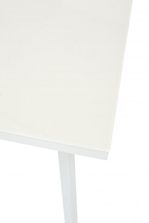 Стол ФИН 120 Латте, стекло/ Белый каркас М-City в Нижнем Тагиле - nizhniy-tagil.ok-mebel.com | фото 7