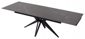 Стол FORIO 160 MATT BLACK MARBLE SOLID CERAMIC / BLACK, ®DISAUR в Нижнем Тагиле - nizhniy-tagil.ok-mebel.com | фото 5