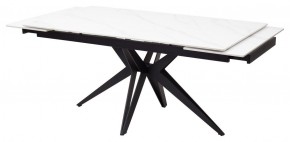 Стол FORIO 160 MATT WHITE MARBLE SOLID CERAMIC / BLACK, ®DISAUR в Нижнем Тагиле - nizhniy-tagil.ok-mebel.com | фото 6