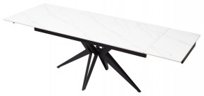 Стол FORIO 160 MATT WHITE MARBLE SOLID CERAMIC / BLACK, ®DISAUR в Нижнем Тагиле - nizhniy-tagil.ok-mebel.com | фото 7