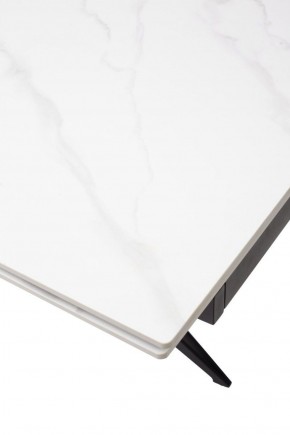 Стол FORIO 160 MATT WHITE MARBLE SOLID CERAMIC / BLACK, ®DISAUR в Нижнем Тагиле - nizhniy-tagil.ok-mebel.com | фото 9